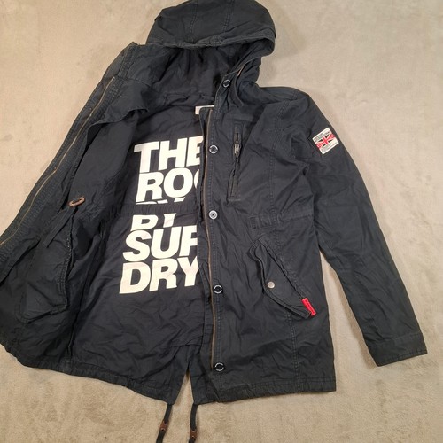 Superdry parka donna navy - parka,