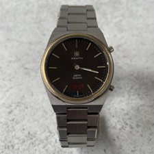 Orologio Vintage Zenith Defy LED Rosso Digitale Quarzo Svizzero - Non Funzionante