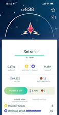 Pokémon Shiny Rotom Poke ball