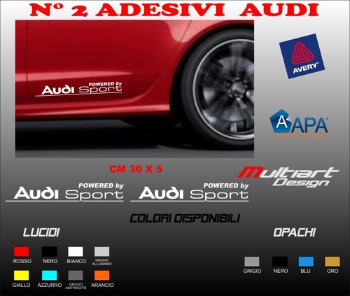 Adesivi audi fiancata 2x - ,