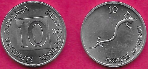 Slovenia stotinov 1993 unc - slovenia,