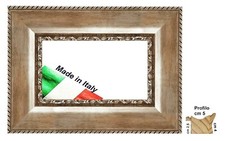 Cornice in legno argento e