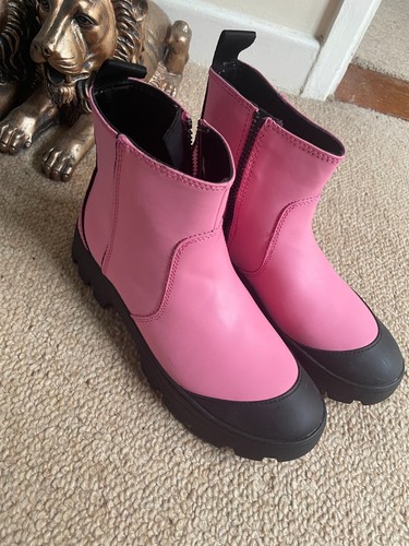 Stivaletti zara rosa uk6 - zara,