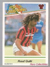 Ruud Gullit AC Milan Forza Campioni Card 1990