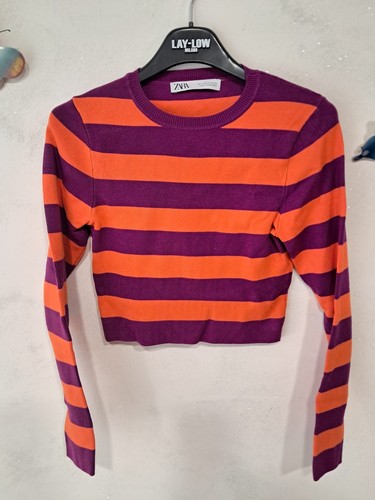 Maglioncino rigato arancione - , e