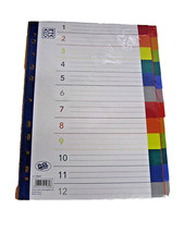 Divisori colorati plastica - colorati,