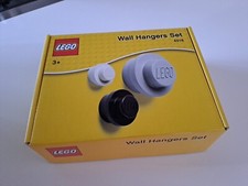 LEGO WALL HANGER SET 4016 NERO GRIGIO BIANCO APPENDIABITI DA PARETE