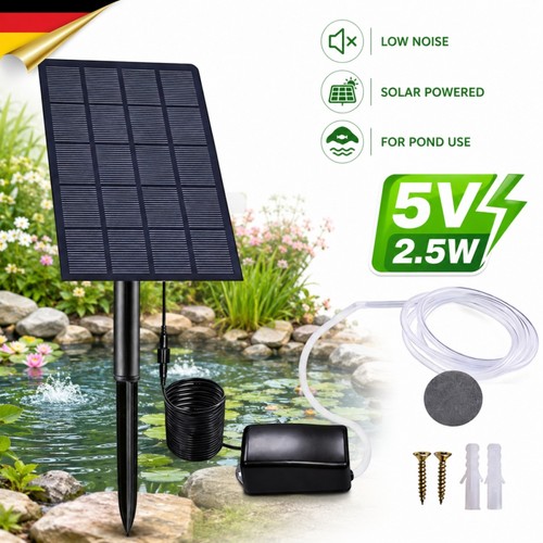 Pompa ossigeno solare aeratore