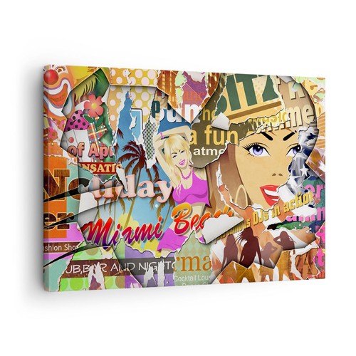 Quadro tela 70x50cm - su,