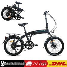 Bicicletta Elettrica Pieghevole 20 Pollici E-Bike 250W Bike Shimano Pedelec City Bike