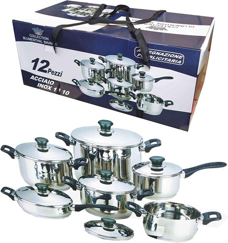 Batteria pentole bavaria 12 - batteria,