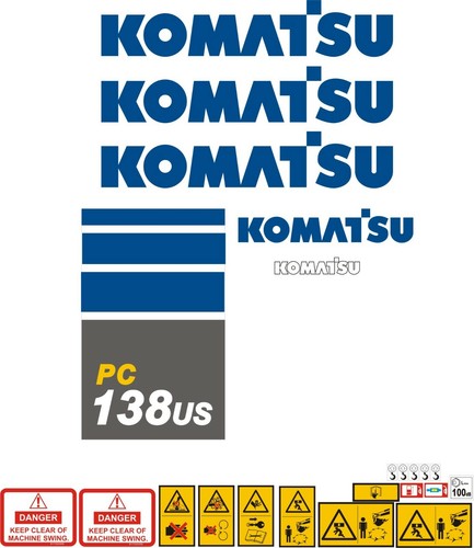 Komatsu pc138us set - komatsu, pc138us-10