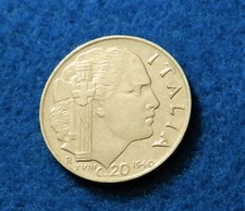 1940 Italy 20 Centesimi - Very