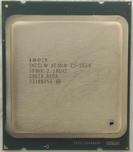 Intel xeon 2660 cpu core - e5-2660, 8-core