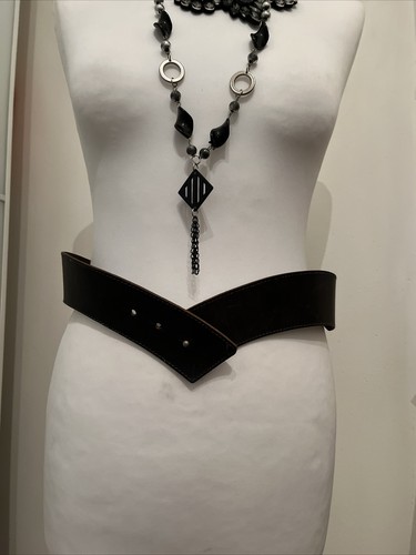 Cintura pelle donna - cintura, vintage