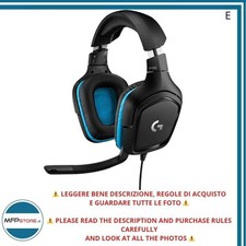 Logitech G432 Cuffie Gaming Cablate 7.1 DTS:X per PC, PS4, Xbox, Switch