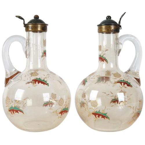 Coppia caraffe baccarat - di, "baccarat"