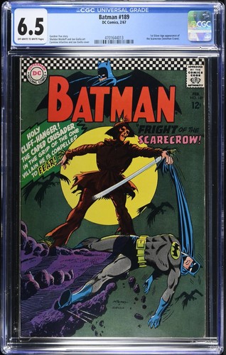 Batman 189 cgc 6 - cgc, 6.5