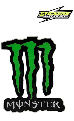 Adesivo logo monster - logo, energy