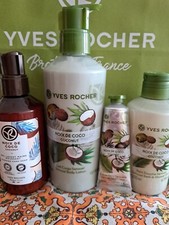 Set Yves Rocher Kit Al Cocco Latte  Corpo +Sapone Mani + Crema mani, Bagnodoccia