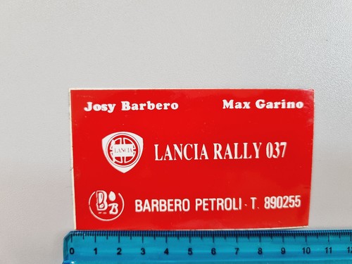 Adesivo lancia rally 037 - rally, josy