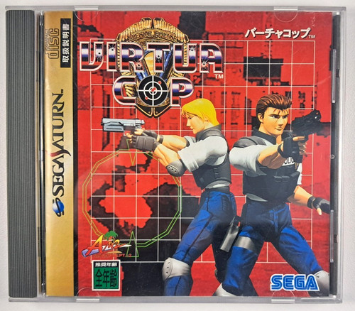 Virtua cop jeu sega - jeu, saturn