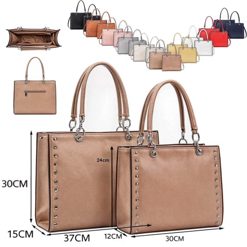 Borchiata borsa set - borsa,