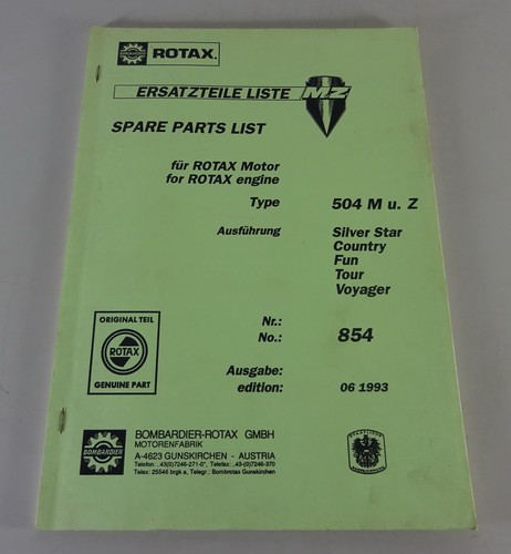 Catalogo ricambi motore rotax - catalogo,