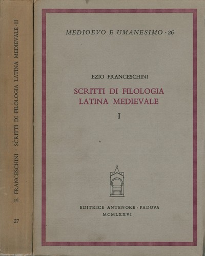Scritti filologia latina - scritti,