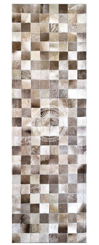 Tappeto patchwork pelle - tappeto, in