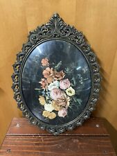 Cornice Quadro Specchio Vintage Antico Cornice In Ottone Made In Italy