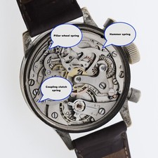 WW2 HANHART CAL 41 CRONOGRAFO MOLLE