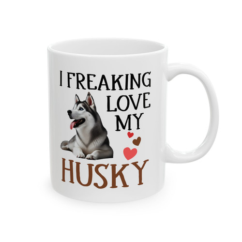 Tazza caffè cane husky - tazza,