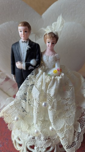 Cake topper vintage - mcm, sposi