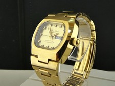 Mathey-Tissot Vintage UHF Cronometro ref. Acciaio inox/dorato Big swiss made