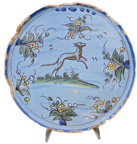 Alzatina berrettino maiolica - alzatina,