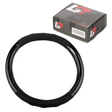 Copertura Volante Coprivolante Ø 38x9 Cm Nero Carbonio Per PEUGEOT