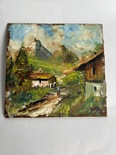 Dipinto Paesaggio Montagne