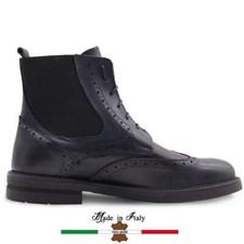 STIVALI UOMO pelle  stivaletti