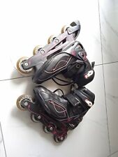 Pattini Roller 42,5 Oxelo Pelle Con Freno Regalo Sacca 