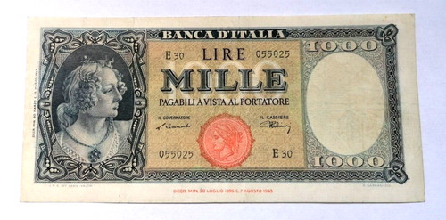 1000 lire italia - ,