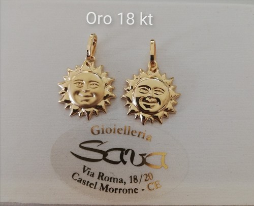 Ciondolo medaglia charm - ciondolo, sole