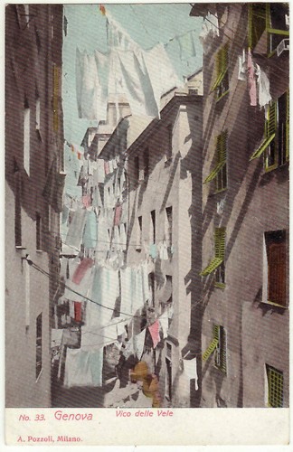 Genova vico delle vele - vico,