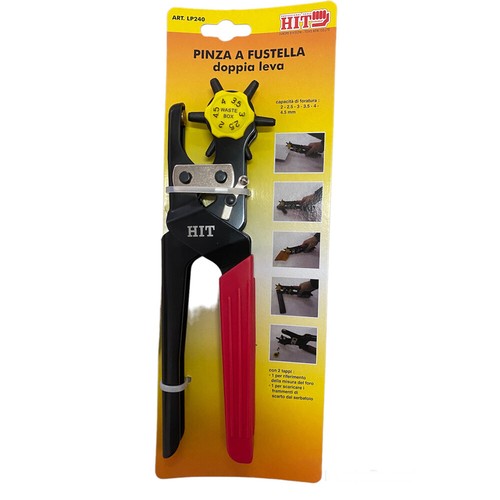 Pinza fustellatrice per - pinza,