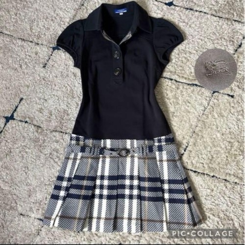 Polo burberry blu etichetta - polo,