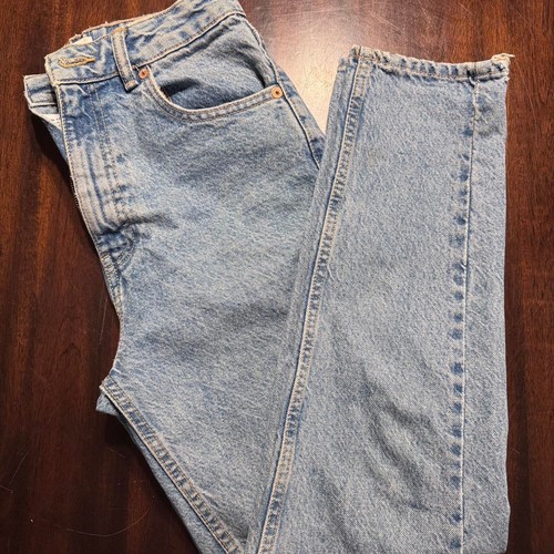 Zara blue straight leg jeans