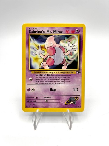 Carta pokemon sabrina - sabrina's, mr
