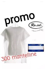 RO.IAL 300 PZ MANTELLINA PARRUCCHIERE Estetista MONOUSO BIANCO TAGLIO MANTELLA  