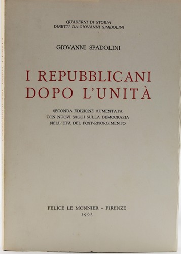Libro repubblicani dopo - libro,