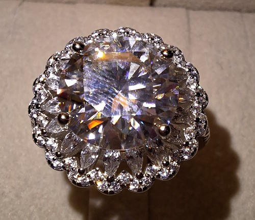 Anello con diamante - anello, moissanite